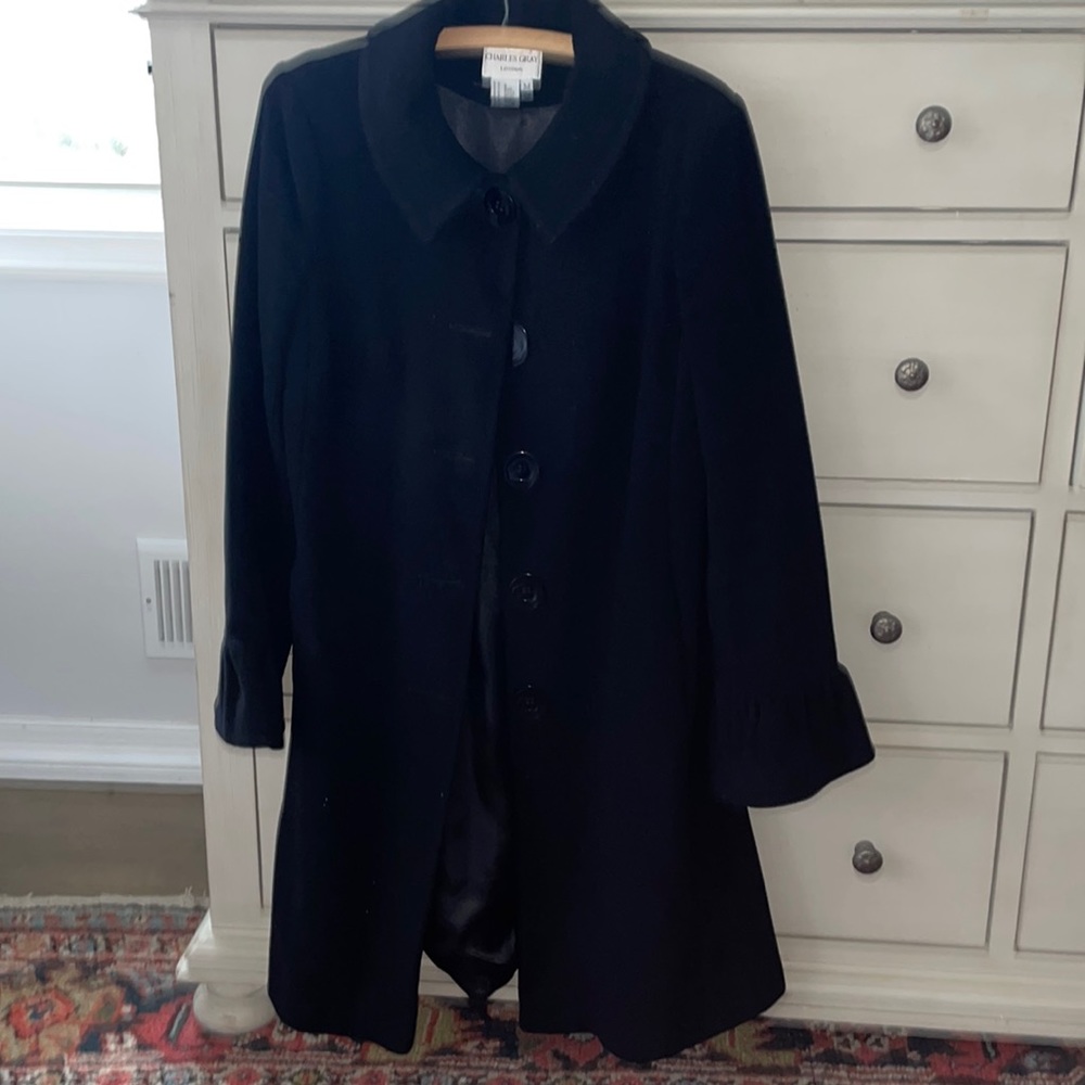 Charles Gray long pea coat